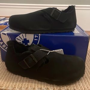 Birkenstock London Shearling Black